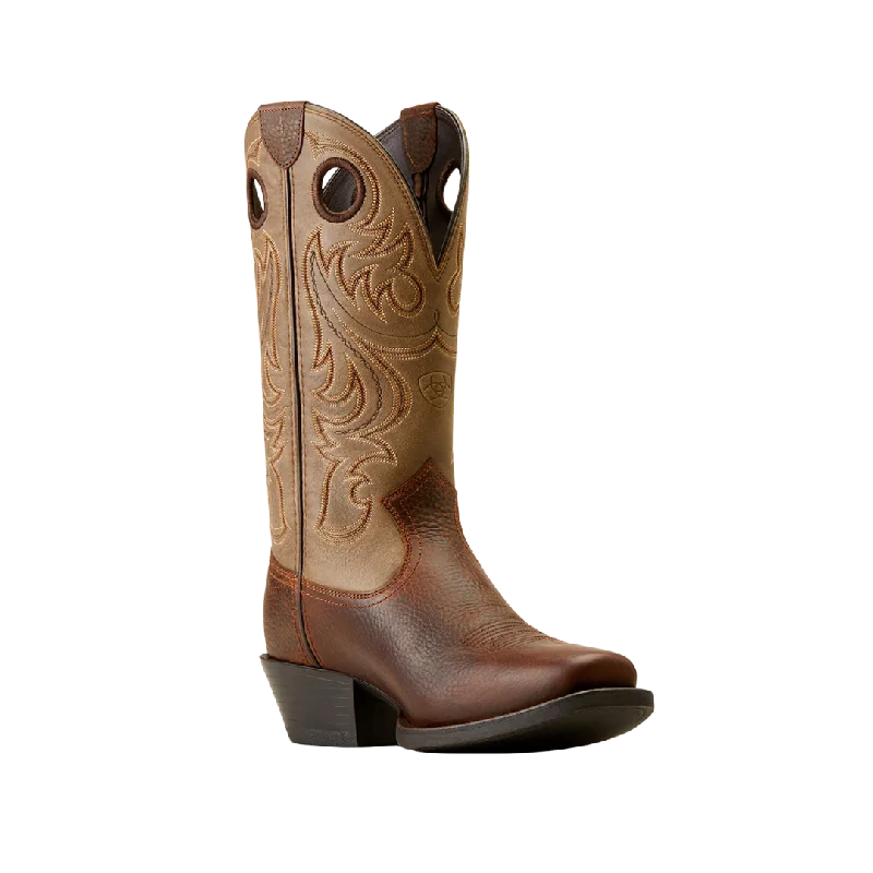 Ariat Men's Style Sport Square Toe Brown Bomber Cowboy Boot