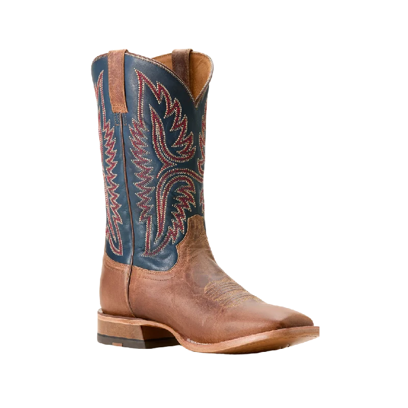 Ariat Men's Tanglewood Cowboy Bone Honorable Blue Boots