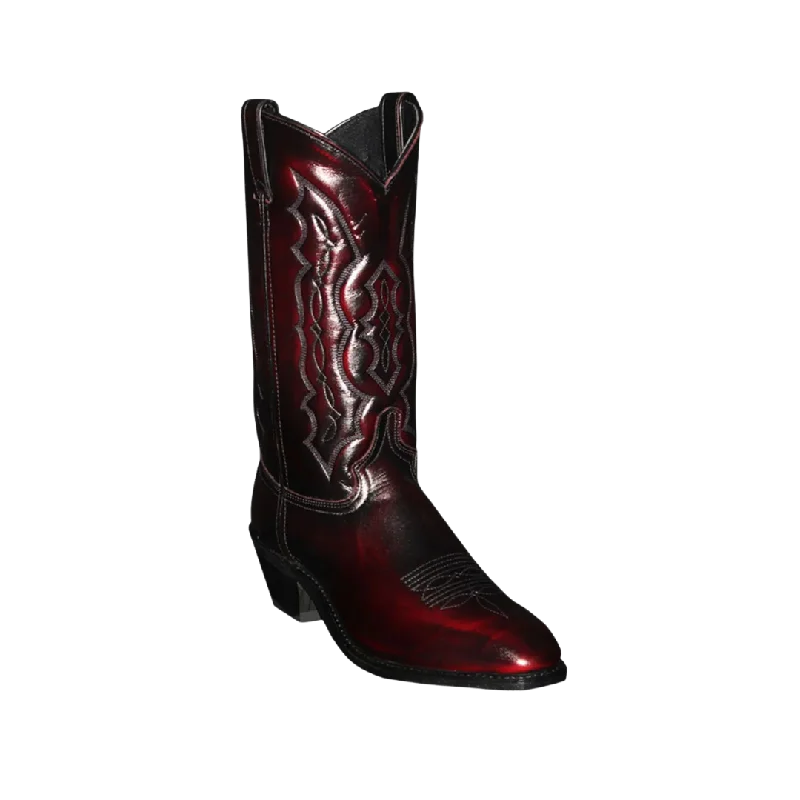 Abilene Men's Square Dress Toe Western Black Cherry Boots