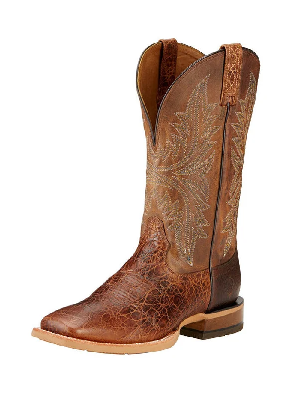 Ariat 10017381 Mens Cowhand Wide Square Western Boot Adobe Clay