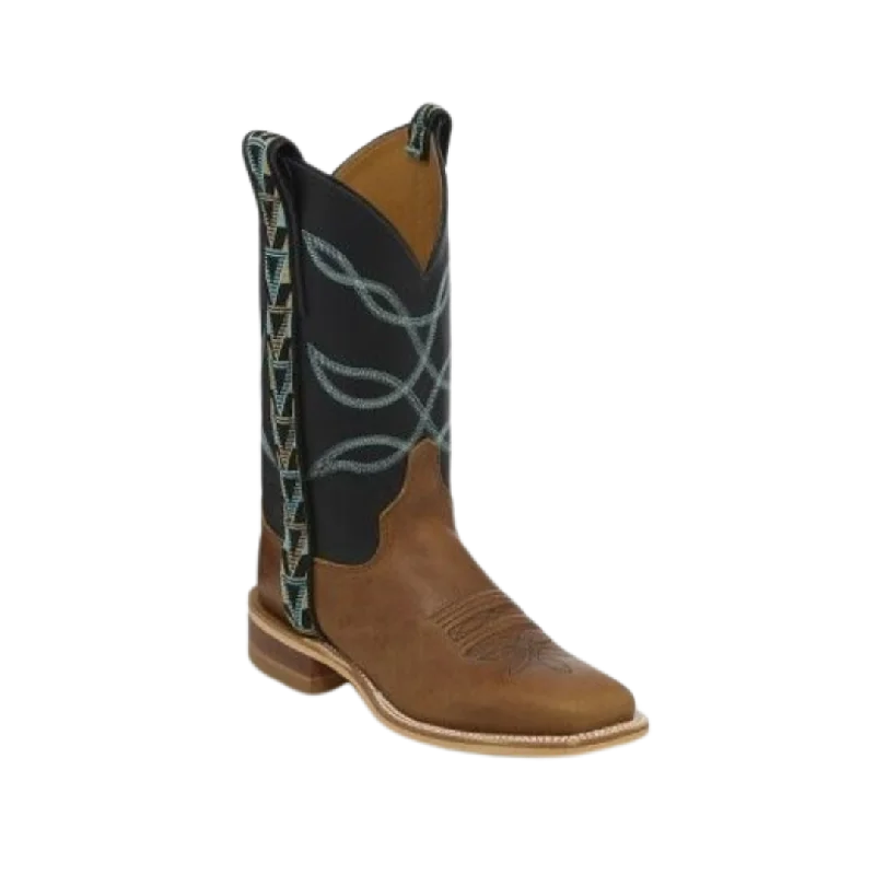 Justin Women's Kenedy Ribbon Burnished Tan Boots