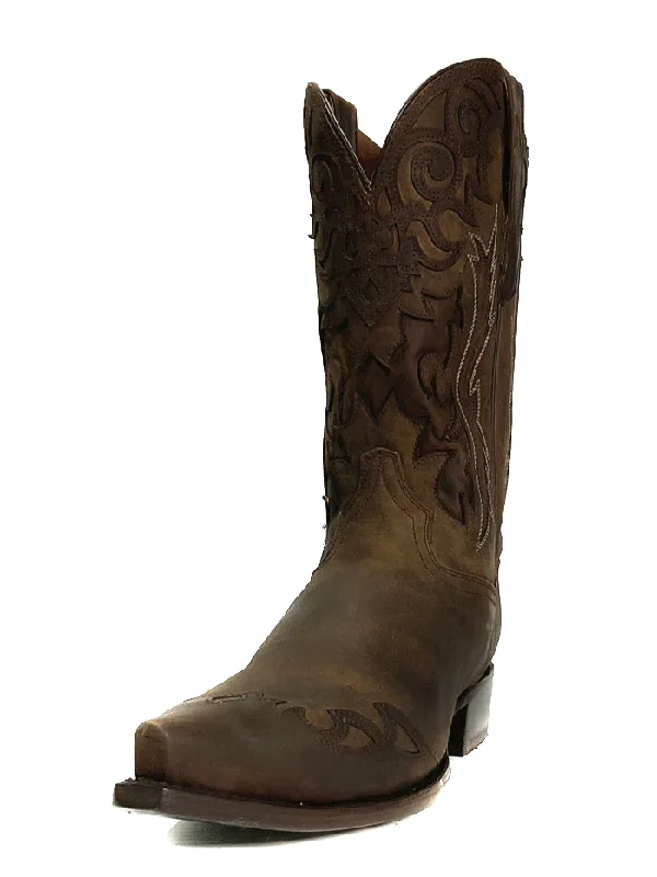 Dan Post DP3179 Mens Denton Leather Boot All Over Tan - D