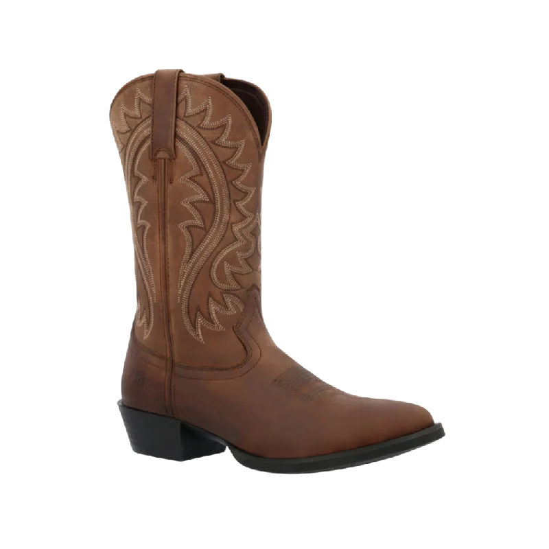 Rocky Men's Durango Distressed 12 Shyloh Round Toe Brown Boots