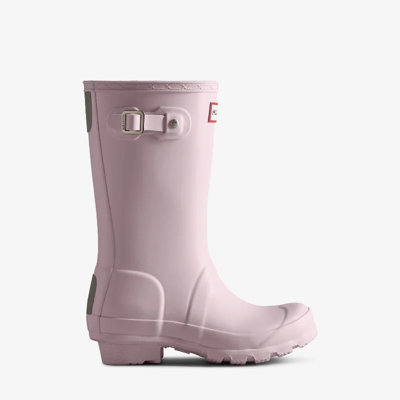 Hunter Tempered Mauve Original Kids Rain Boot