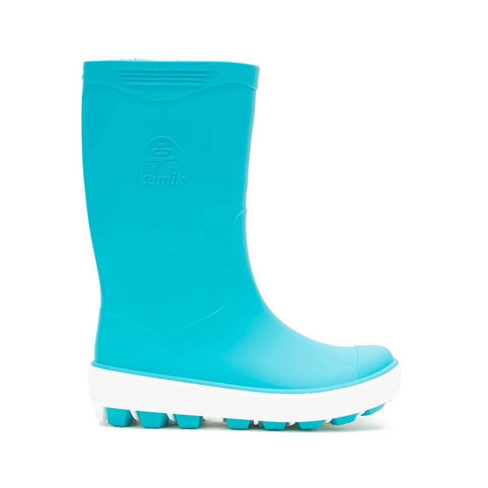 Kamik Light Blue Riptide Children's Rain Boot