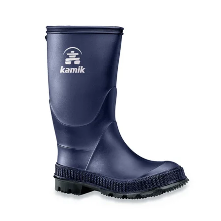 Kamik Navy/Black Stomp Toddler Rain Boot