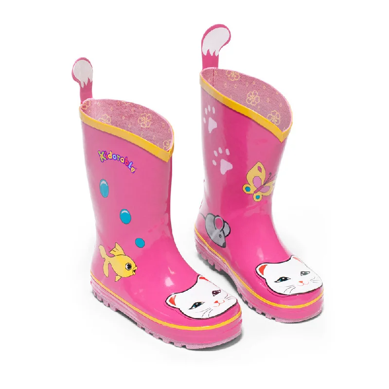 Lucky Cat Rain Boots