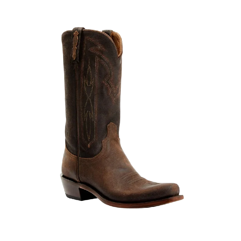 Lucchese Men's Whiskey Suede Cowboy Lucchese Boots