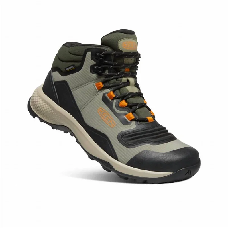 Men’S Tempo Flex Mid Hiking Boots In Vetiver/desert Sun