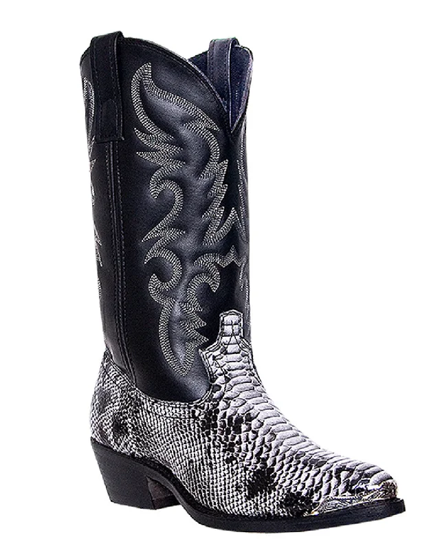 Men's Monty Snake Print Western Boots