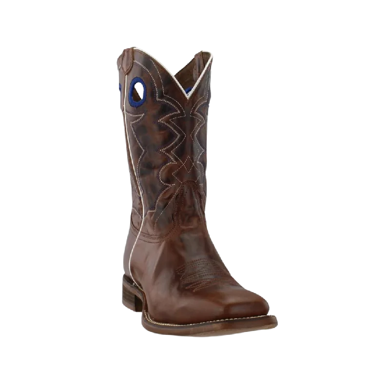 Nocona Men's Go Round Western Broad Square Toe Brown Boots