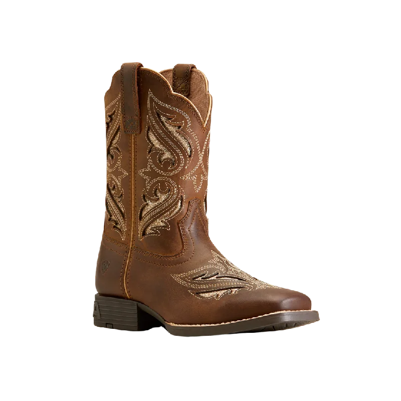 Ariat Girl's Brown Round Up Bliss Sassy Boot