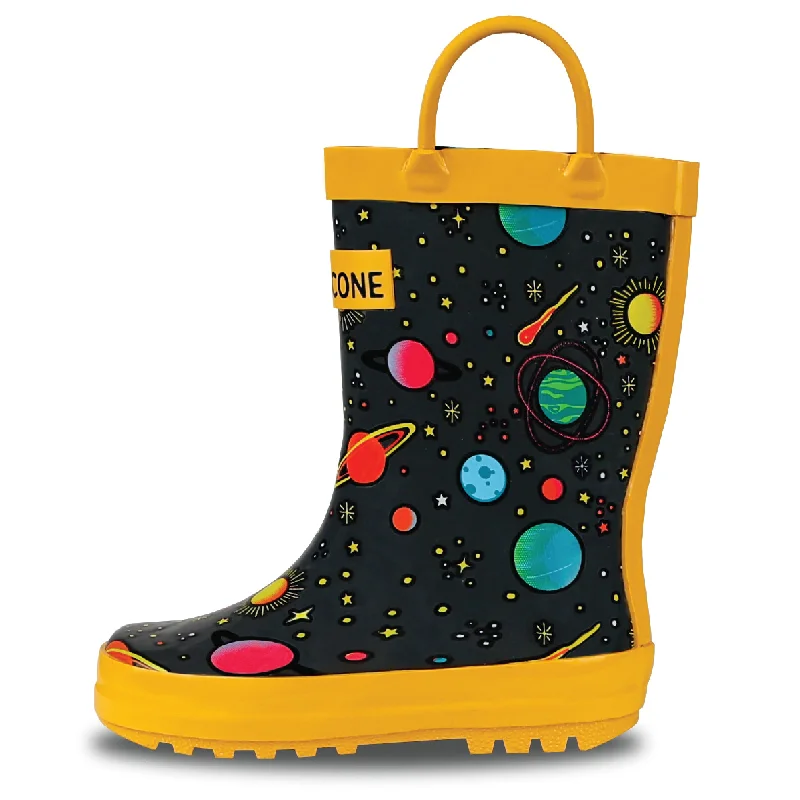 Space Adventure Shiny Rainboot