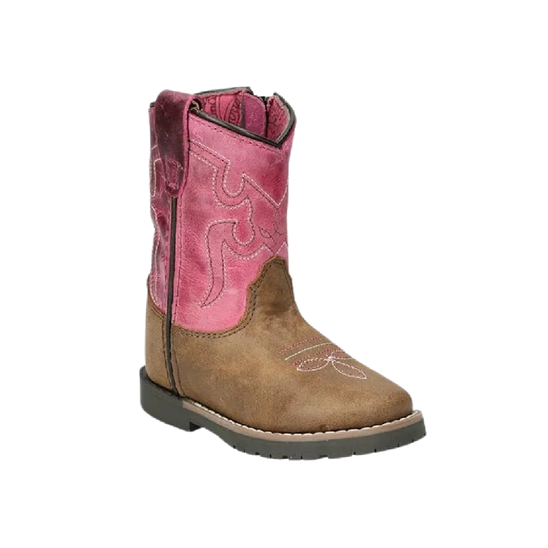 Smoky Mountain Kid's Toddler Autry Pink Western Boots