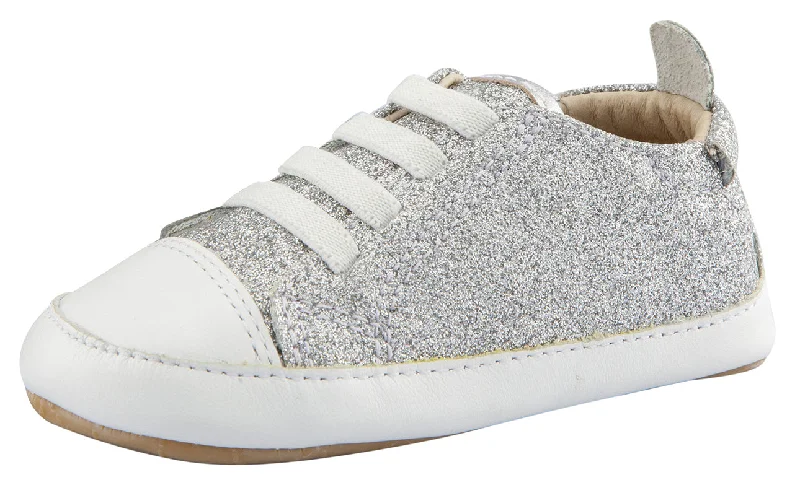 Old Soles Girl's and Boy's Eazy Jogger, Glam Argent/Silver