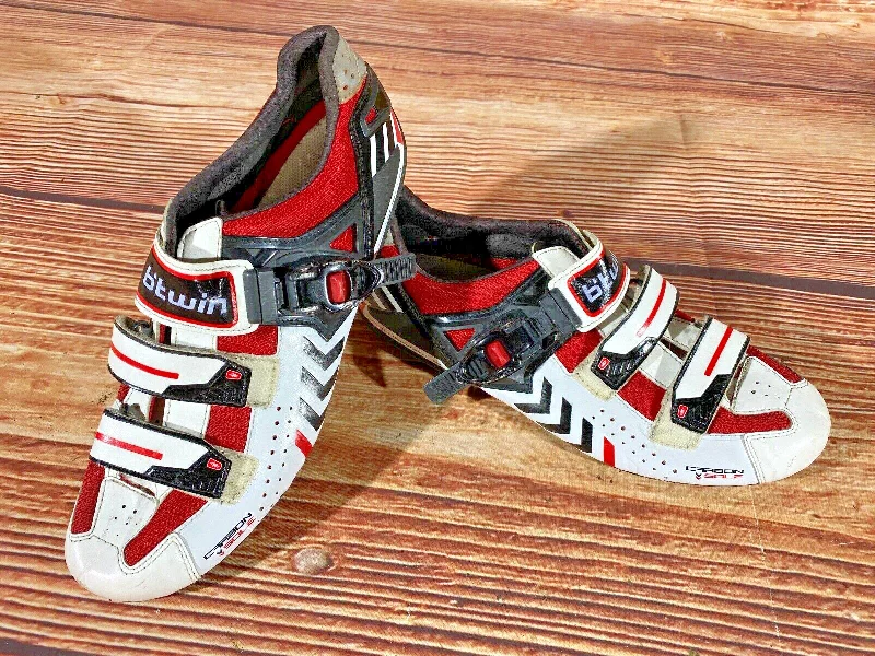 BTWIN Carbon Road Cycling Shoes Size 3 Bolts EU43 US9 Mondo 276