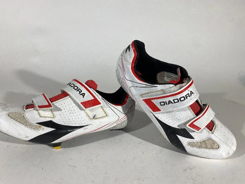 DIADORA Road Cycling Shoes Size 3 Bolts EU44 US10 Mondo 275  CS14