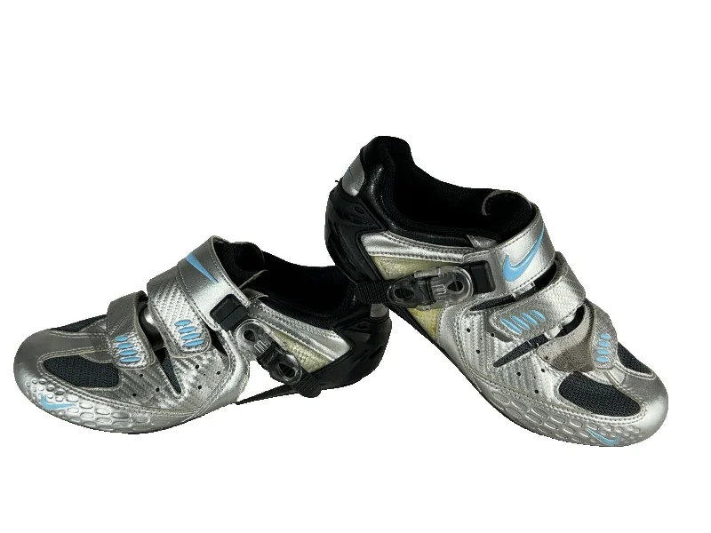 NIKE Carbon Road Cycling Shoes 3 Bolts Ladies EU39 US8 Mondo 245 cs588