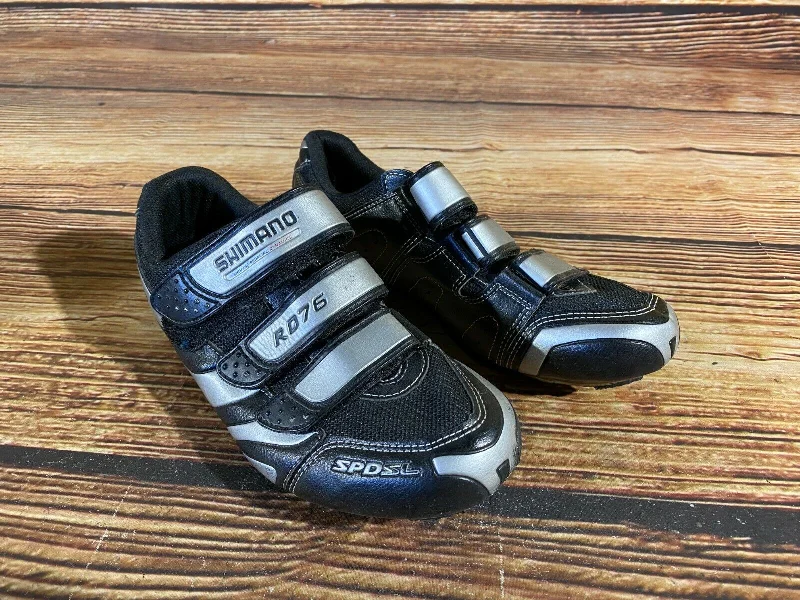 SHIMANO R076 Road Cycling Shoes Biking Boots 3 Bolts Size EU41, US7.6